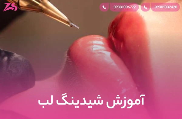 آموزش شیدینگ لب